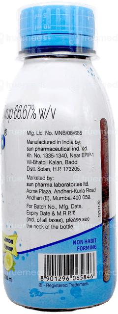 Lactihep Lemon Flavour Syrup 200Ml Lactihep Lemon Flavour Syrup 200Ml